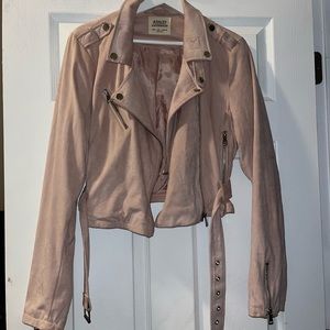 Ashley Outerwear Faux Leather Jacket.